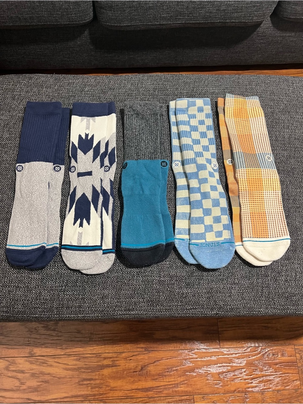 Stance socks (multicolored/designed) 
5 pairs